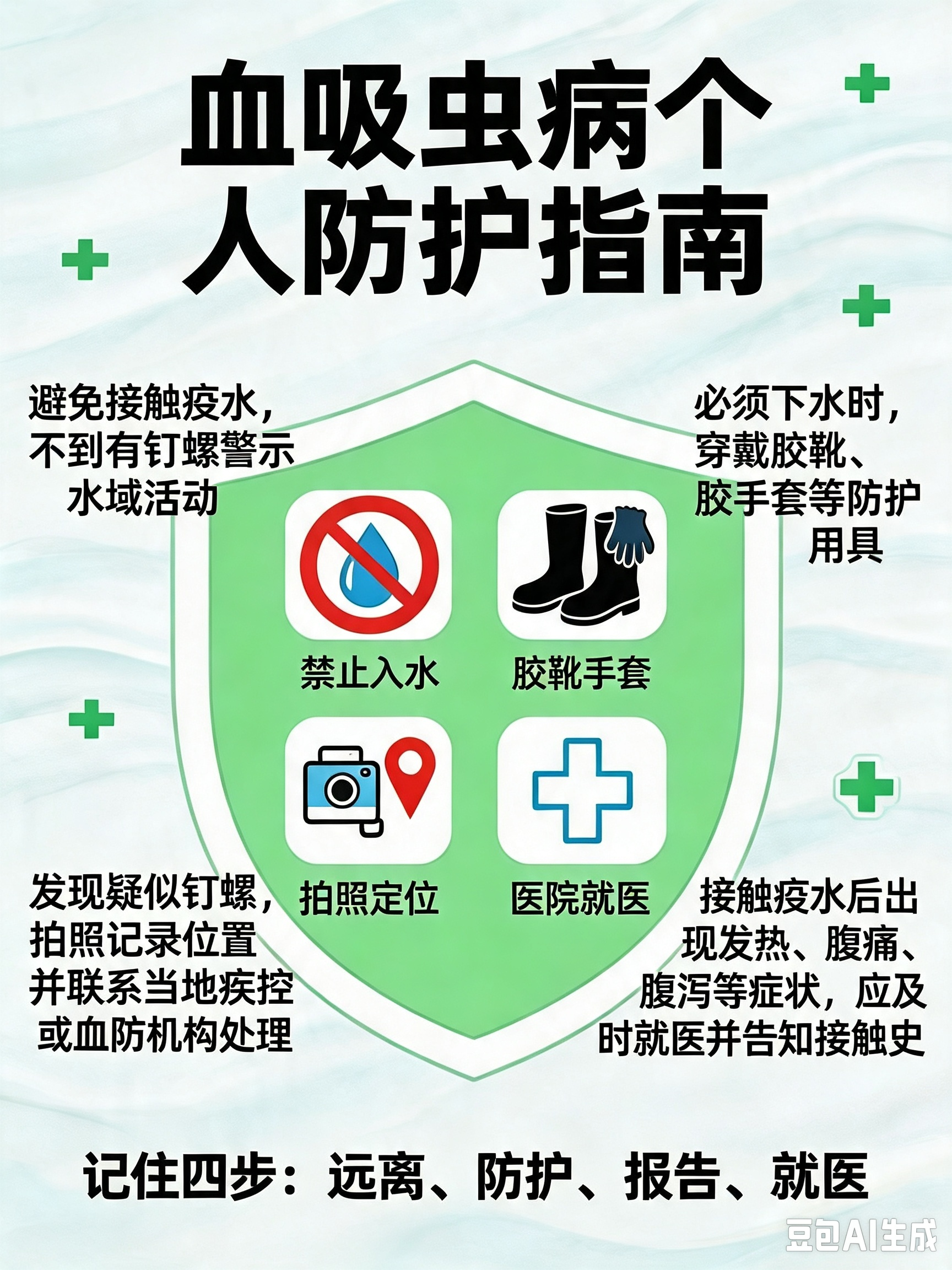 血吸虫病个人防护指南
